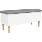  Klupa za pohranu bijela 102x42x46 cm od konstruiranog drva | shoptok.hr
