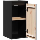  Zidni ormarići 2 kom crni 30 x 30 x 60 cm od masivne borovine | shoptok.hr