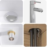  Set namještaja za kupaonicu 2 kom. Hrast artisan | shoptok.hr