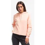 A.P.C. Bombažen pulover Hoodie Item F ženski, oranžna barva, s kapuco