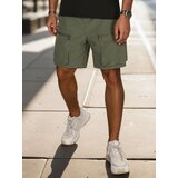 DStreet Spodenki męskie materiałowe bojówki zielone | Shoptok.si