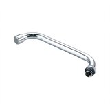 INF Izhodna cev pipe iz nerjavečega jekla - 18 mm horizontalna z 25 mm medeninasto matico, (5000158149) | Shoptok.si