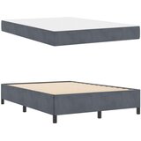  Krevetna konstrukcija Tamno siva 160 x 200 cm tkanina Zagasitosiva | Shoptok.si