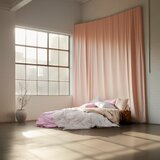 JUNA Bež podaljšana posteljnina za zakonsko posteljo iz bombažnega perkala 200x220 cm Daisy – | Shoptok.si