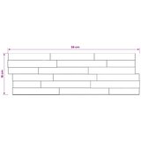  Zidne panele 10 kom. Prirodna 56 x 18 x 2 cm Čvrsto teak drvo | shoptok.hr