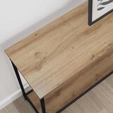  Konzolna stolica s policom hrast artisan 101 x 30.5 x 75 cm | Eponuda.ba