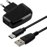 Blue Star Omrežni polnilec 2A/5V kabel USB Type C, Bluestar - crn str. Pametni telefon in tablica, (20524179) Cene