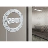 Moderna Moderan led zidni sat i budilica termometar usb 33cm bijeli | shoptok.hr