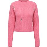 Only ženski džemper 15302212 roze Cene