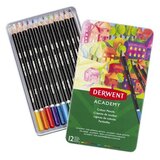 DERWENT boje drvene 12boja u metalnoj kutiji academy 2301937 | ePonuda.com