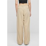 Urban Classics Women's trousers with ultra-wide pleating at the front sand beige | Shoptok.si
