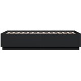 Okvir za krevet crni 90 x 190 cm od konstruiranog drva | shoptok.hr