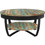  Stolić za kavu od masivnog obnovljenog drva 65 x 32 cm | shoptok.hr