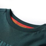  Dječja majica dugih rukava tamnozelena 116 | shoptok.hr