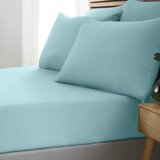 Catherine Lansfield Plava plahta s gumom od mikrovlakana 185x200 cm So Soft Easy Iron – | shoptok.hr