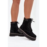 Big Star Suede women s work boots laced | Shoptok.si