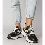 Gemre Black sports sneakers with woven insert Berlisa | Shoptok.si