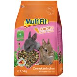MultiFit Hrana s korenjem za pritlikave kunce 2,5 kg Cene
