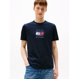Tommy Hilfiger Majica mornarska / rdeča / bela | Shoptok.si