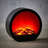  Dekorativni kamin (24,5 x 9 x 23 cm, Crna, Na baterijski pogon) | shoptok.hr