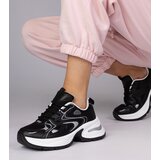 Gemre Black sports sneakers with thick soles Asetrina | shoptok.hr