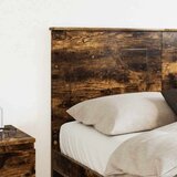  Uzglavlje s uzglavljem Dimljeni hrast 150 cm Konstruirano drvo | shoptok.hr