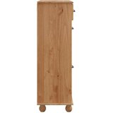  Ormar za cipele ASKIM Smeđa 85 x 35 x 108 cm Čvrsto borovo drvo | shoptok.hr
