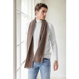 Dewberry 49766 Knitted Mens Scarf-COFFEE Cene