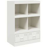 Furnova Visoka omarica bela 67x39x95 cm jeklo, (21949557) | Shoptok.si