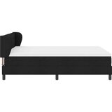  s opruga kutije s uzglavljem Crna 140 x 190 cm tkanina | shoptok.hr