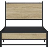  Metalni okvir kreveta bez madraca boja hrasta sonome 80x200 cm | shoptok.hr