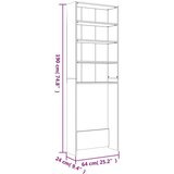 Ormarić za perilicu rublja boja hrasta sonome 64 x 24 x 190 cm | shoptok.hr