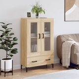 vidaXL Visoka komoda boja hrasta 69 5 x 31 x 115 cm konstruirano drvo | shoptok.hr