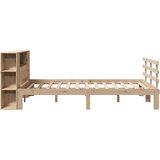  s regalom za knjige bez madraca 135x190 cm od borovine | shoptok.hr