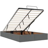  Krevet od pjene s madracem i LED-om Tamnosiva 120 x 190 cm | shoptok.hr