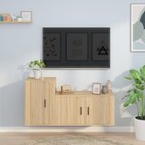 vidaXL Komplet TV omaric 2-delni sonoma hrast inženirski les | Shoptok.si