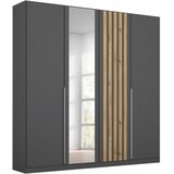 Modern Living Omara S Klasičnimi Vrati Lamella, Siva, Barva Hrasta | Shoptok.si