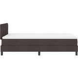  Boxspring krevet s madracem Tamno smeđa 120 x 200 cm tkanina | shoptok.hr