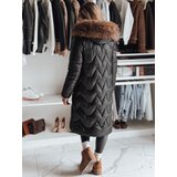 DStreet Kurtka damska pikowana długa WINTERACT czarna | Shoptok.si