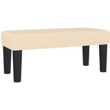  Okvir kreveta s oprugama i madrac krem 80x200 cm od tkanine | shoptok.hr