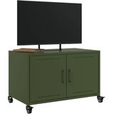 TV ormarić maslinastozeleni 68 x 39 x 43,5 cm čelični | shoptok.hr