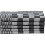  Set ručnika od 10 komada crno-bijeli pamučni | shoptok.hr