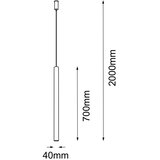 Amplex 8884 - Luster na sajli AKADI 1xGU10-MR11/15W/230V | Eponuda.com