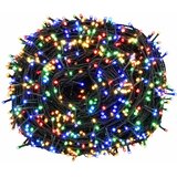  Božićne lampice s dva načina boja 1000 LED lampica Višebojno | shoptok.hr