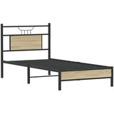  Okvir kreveta bez madraca boja hrasta sonome 90 x 200 cm drveni | shoptok.hr