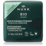 Nuxe Bio Organic Invigorating Superfatted Soap Camelina Oil nežno in učinkovito trdo milo za telo in obraz 100 g za ženske cene