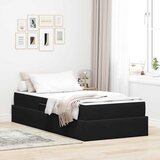  s madracem i skladištem Crna 100 x 200 cm Baršun | shoptok.hr