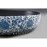 Sapho Črn/moder keramičen umivalnik 60x40 cm Priori – | Shoptok.si
