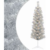  Umjetno vitko božićno drvce 150 cm 150 LED lampica Topla bijela Slike