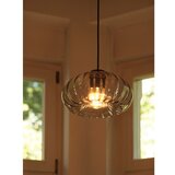 Osram Luster na sajli DECOR SMOKE 1xE27/12W/230V prečnik 28 cm crna/zadimljeno siva | Eponuda.com